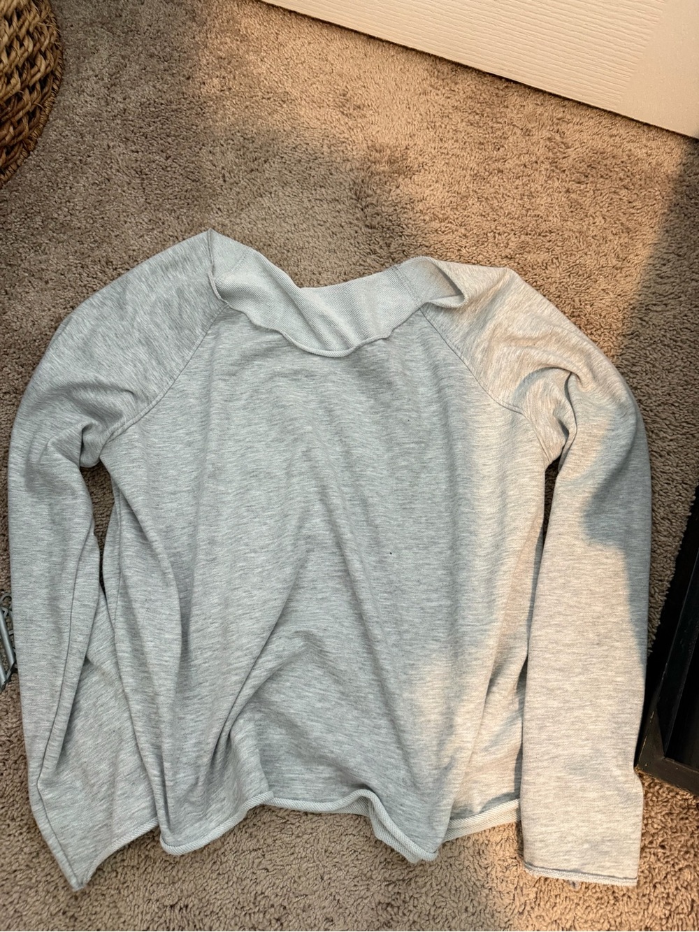 Boutique off the shoulder dance sweatshirt